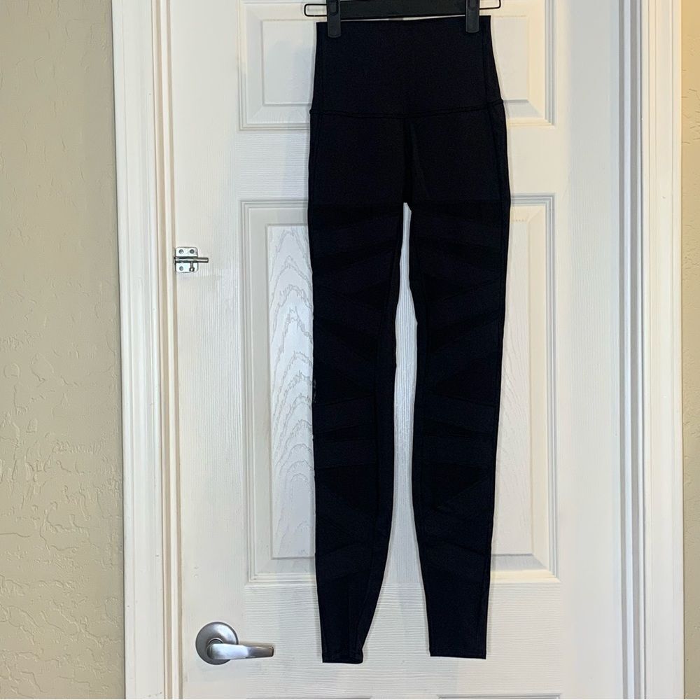 Lululemon Wunder Under High-Rise Tight *Mix & Mesh 31” Black Size 2